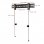 Celexon 5522 Soporte de Pared Fijo para TV 32''/55'' VESA 400x400 Máx 40Kg Negro