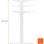 Celexon Economy eAdjust-71121 Marco de Escritorio Elevable Altura Ajustable Eléctricamente Blanco