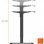 Celexon Economy eAdjust-71121 Marco de Escritorio Elevable Altura Ajustable Eléctricamente Negro