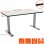 Celexon eAdjust-58123 Escritorio Elevable Eléctrico Regulable 150x75cm Gris