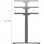 Celexon eAdjust-58123 Escritorio Elevable Eléctrico Regulable 150x75cm Gris