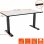 Celexon eAdjust-58123 Escritorio Eléctrico Regulable 175x75cm Blanco/Negro