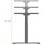Celexon Professional eAdjust-58123 Escritorio Eléctrico Regulable 150x75cm Blanco/Gris