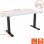 Celexon Professional eAdjust-58123 Escritorio Eléctrico Elevable Regulable 175x75cm Blanco/Negro