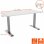 Celexon ProFfesional eAdjust-58123 Escritorio Eléctrico Elevable Regulable 175x75cm Blanco/Gris