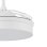 Mimotec Messe White Ventilador de Techo LED 72W con Luz CCT Regulable e Intensidad, Motor DC Ultrasilencioso, 6 Velocidades