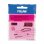 Milan Boîte de 18 blocs-notes adhésifs translucides 7,6x7,6 cm Rose