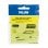 Milan boîte de 18 blocs-notes adhésifs translucides 7,6x7,6 cm jaune