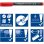 Staedtler Lumocolor 318-2 Caja 10 Rotuladores Permanentes 0.6mm Rojo