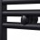 VidaXL Toallero Calefactor 600x1160mm Negro