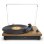 Prixton Studio TS420 platenspeler 10 W Bluetooth USB SD AUX FM direct drive hout