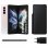 Samsung Galaxy Z Fold3 5G 12GB/256GB 6.2''/7.6'' Prateado + Capa Flip Cover + S Pen + Carregador 25W
