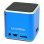 Unotec MaxCube Plus Altavoz MP3 USB/Radio Azul