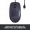 Logitech B100 mouse Ambidestro USB tipo A Ottico 800 DPI