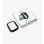 PanzerGlass Protecteur intégral en verre trempé noir pour Apple Watch 4/5/6/SE 40 mm