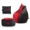 Happers Pack Puff Gamer Pro + Reposapiés + Cojín Rojo