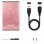TooQ TQE-2527P Carcasa Disco Duro 2.5" SATA USB 3.0 Rosa