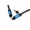 SilverHT Cable Toslink High End con Adaptador Jack 3.5mm 2.5M Negro
