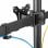 NewStar Soporte Triple para Monitor 10"-27" VESA 100x100 Máx. 7kg