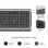Clavier + Souris Sans Fil Subblim Gris/Noir