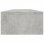 vidaXL Escritorio de madera contrachapada gris hormigón 90x40x72 cm