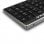 NGS FORTUNE-BT, QWERTY, ES tastiera Bluetooth Spagnolo Nero, Argento