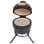 VidaXL Kamado Barbacoa con Ahumador 56cm Negra