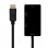 AISENS A125-0465 adaptador de cabo de vídeo 0,15 m DisplayPort VGA + HDMI + DVI Preto