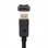 AISENS A125-0465 adaptador de cabo de vídeo 0,15 m DisplayPort VGA + HDMI + DVI Preto