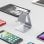 Aisens Support pour tablette/smartphone jusqu'à 8" Argent
