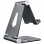 Support Aisens avec Pivots pour Tablette/Smartphone jusqu'à 8" Gris