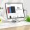 Aisens Support pour tablette/smartphone jusqu'à 10" Argent
