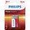 Philips Pila Alcalina 6LR61 9V
