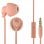 Thomson In-Ear Auriculares con Micrófono Rosa
