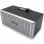 Cool Retro Enceinte Bluetooth Bois Noir Façade Argent 20W