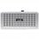 Cool Retro Enceinte Bluetooth Bois Noir Façade Argent 20W