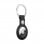 Cool Llavero Polipiel Negro Compatible con AirTag