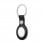 Cool Llavero Polipiel Negro Compatible con AirTag