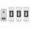 Smartwares DIC-22132 Intercomunicador con Vídeo 3 Apartamentos