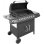 VidaXL Barbacoa Grill de Gas Negra + Funda
