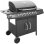 VidaXL Barbacoa Grill de Gas Negra + Funda