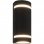 VidaXL Pack de 2 Spots muraux semi-circulaires pour jardin GU10 IP44