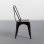 Thinia Home Strong Pack 4 Sillas Industriales Negras