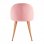 Thinia Home Fuchs Pack 4 Sillas de Comedor Terciopelo Rosa