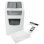 Leitz IQ Slim Office P-4 Aktenvernichter Kreuzschreddern 22 cm Weiß