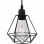 Lampada a sospensione VidaXL Rombo 3xE27 Nera