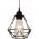 Lampada a sospensione VidaXL Rombo 3xE27 Nera