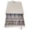 Iggual IRON-10W Tiroir-caisse 38cm 4+6 Blanc