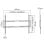 Equip 650333 Support mural pour TV 37 "-70" VESA 600x400 Max. 35Kg
