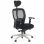 Ofiprix Madonna Plus Silla de Oficina Transpirable con Reposacabezas Negro